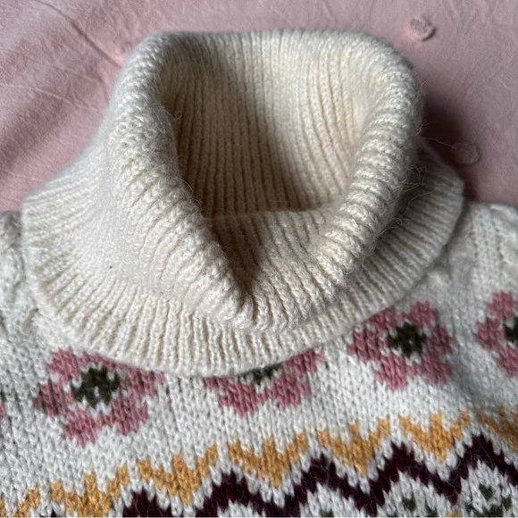 Mango Multicolor Patterned Cowl Neck Sweater - Picture 6 of 6